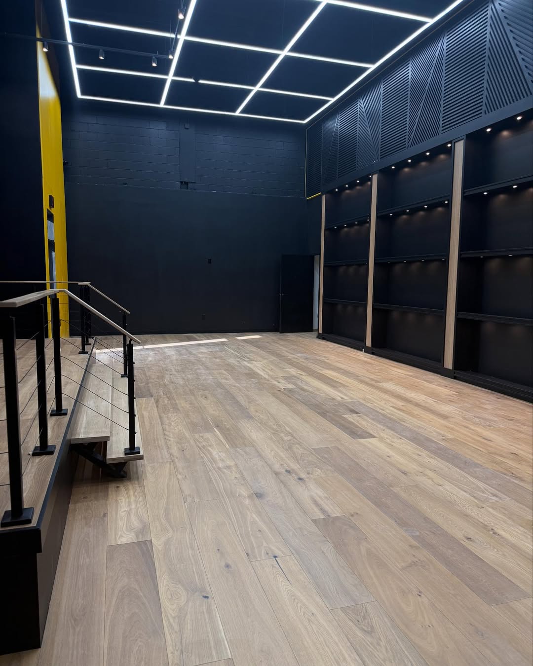 Commercial flooring installation