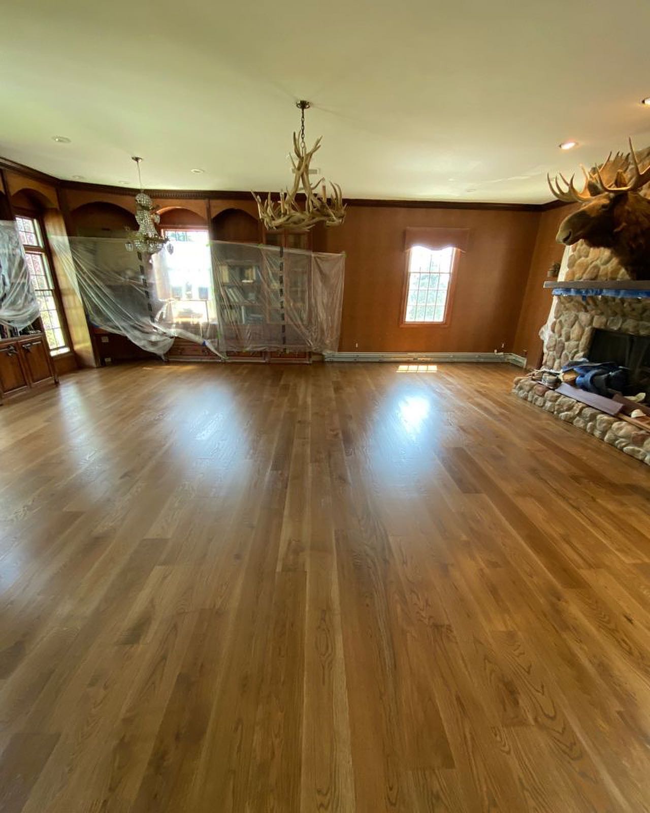 Hardwood floor installation in Freehold, NJ — Floor Supreme project